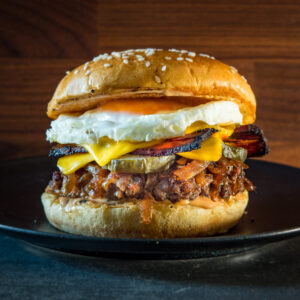 Breakfast burger
