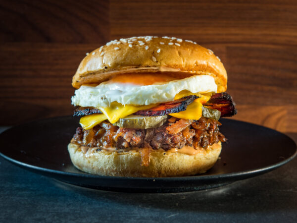 Breakfast burger
